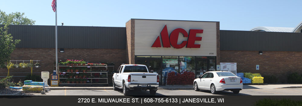 Harris Ace Hardware > Locations > Janesville > 2720 EAST MILWAUKEE ST